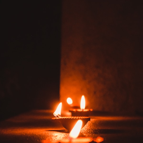 Brass Diya Set (5 pcs)